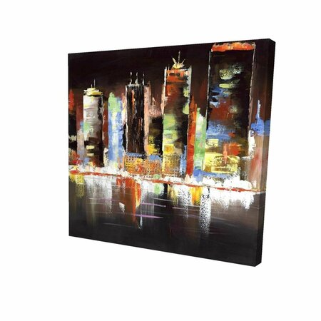 FONDO 16 x 16 in. Cityscape by Night-Print on Canvas FO2788669